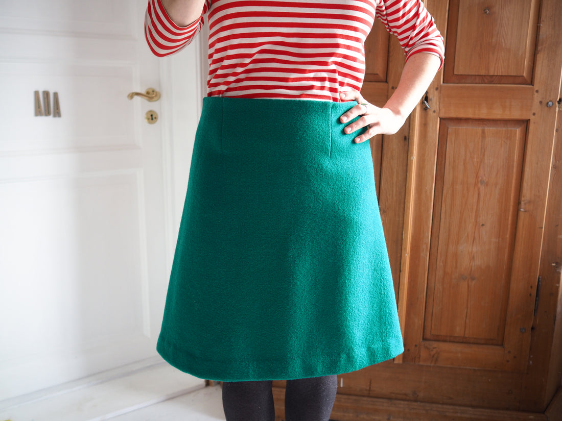Patternhack: Sigrid A-line skirt